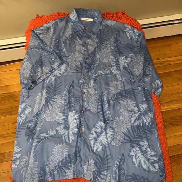 Moda Campia Men’s Tropical shirt size large rayon - Picture 3 of 4